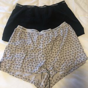 calvin klein comfy shorts